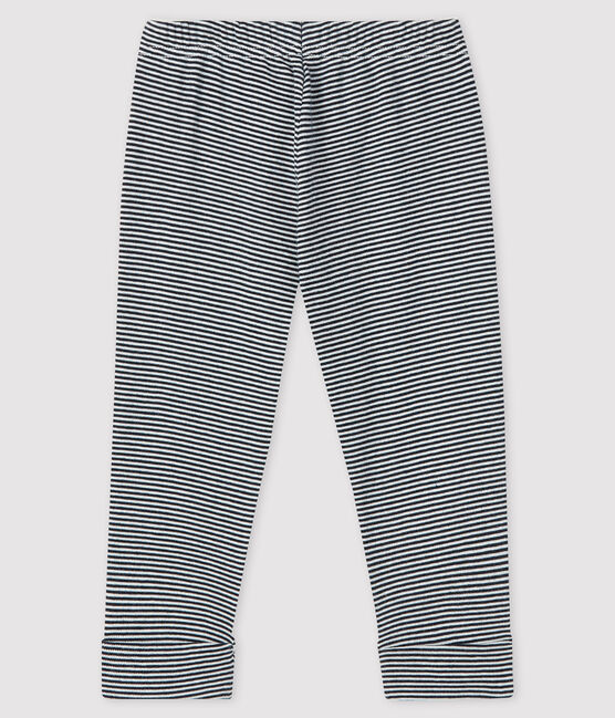 Milleraies broek voor babymeisje blauw SMOKING/wit MARSHMALLOW