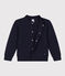 Jongenscardigan in tubic blauw SMOKING