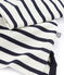 Iconische marinièretrui vrouwen beige COQUILLE/blauw SMOKING