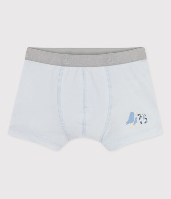 Katoenen boxershort voor jongens blauw FRAICHEUR