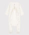 Bodyjama fleurs en coton blanc MARSHMALLOW/blanc MULTICO