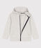 Sweatshirt zippé à capuche enfant garçon gris BELUGA CHINE