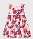 Robe sans manches imprimée bébé fille