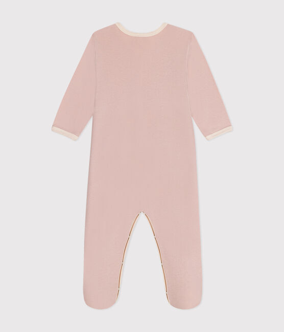 Pyjama bébé en coton rose SALINE