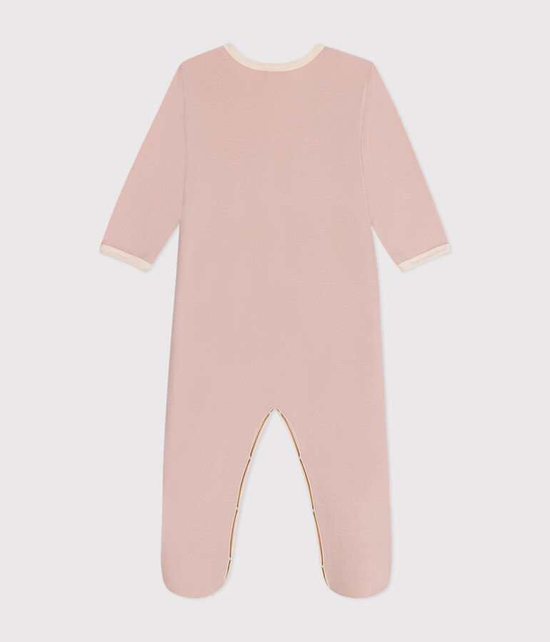 Pyjama b&eacute;b&eacute; en coton rose