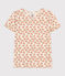 Tee-shirt LE DROIT col rond en coton Femme blanc AVALANCHE/ MULTICO