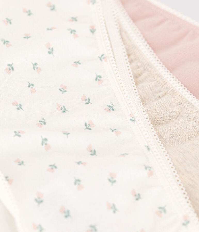 Set van 3 hipsters in katoen en elastaan voor kinderen multicouleur