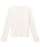 Damescardigan uit extra fijne tubic wit MARSHMALLOW
