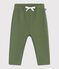 Pantalon de jogging b&eacute;b&eacute; en coton uni vert OLIVINE