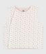 Omkeerbare katoenen cardigan zonder mouwen met print