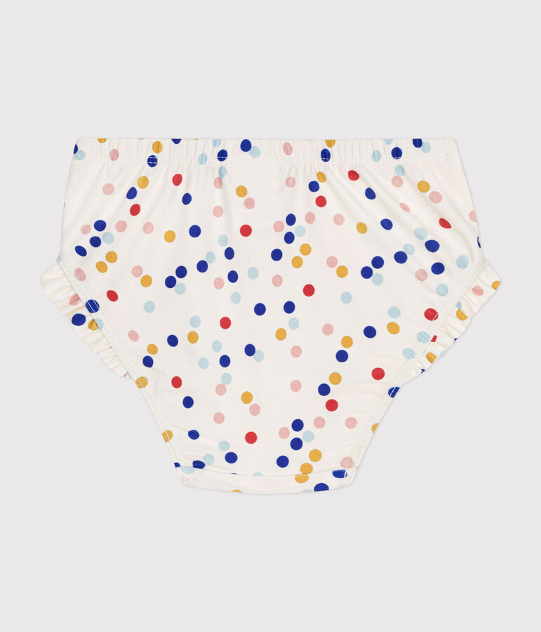 Culotte de bain b&eacute;b&eacute; blanc MARSHMALLOW/blanc MULTICO