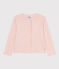 Cardigan en coton enfant fille rose SALINE