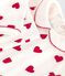 Pyjama 2 pièces bébé imprimé cœurs blanc MARSHMALLOW/rouge TERKUIT