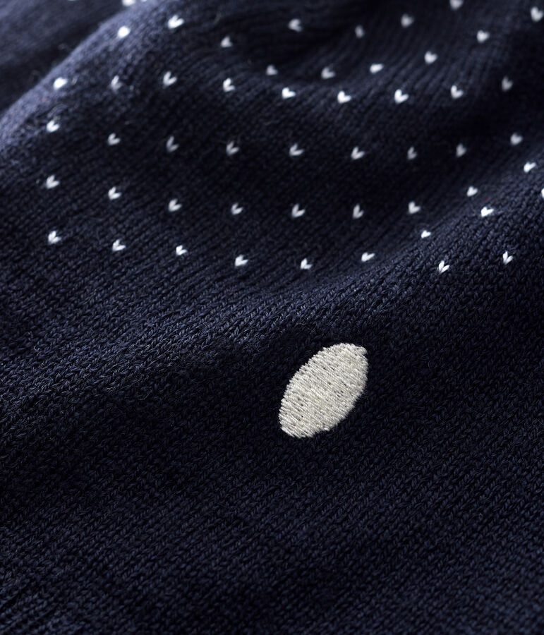 Babymutsje meise/jongen blauw