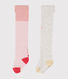 Lot de 2 paires de collants bébé fille