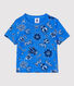Tee-shirt manches courtes imprimé bandana en coton bio bébé