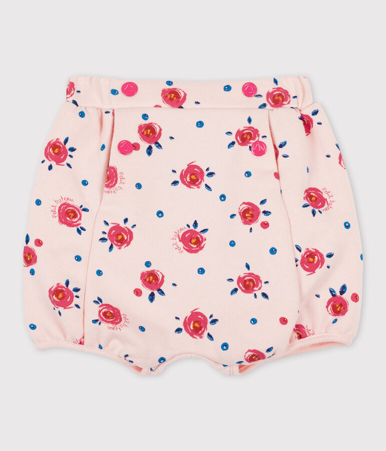 Culotte bloomer b&eacute;b&eacute; fille rose/multicouleur