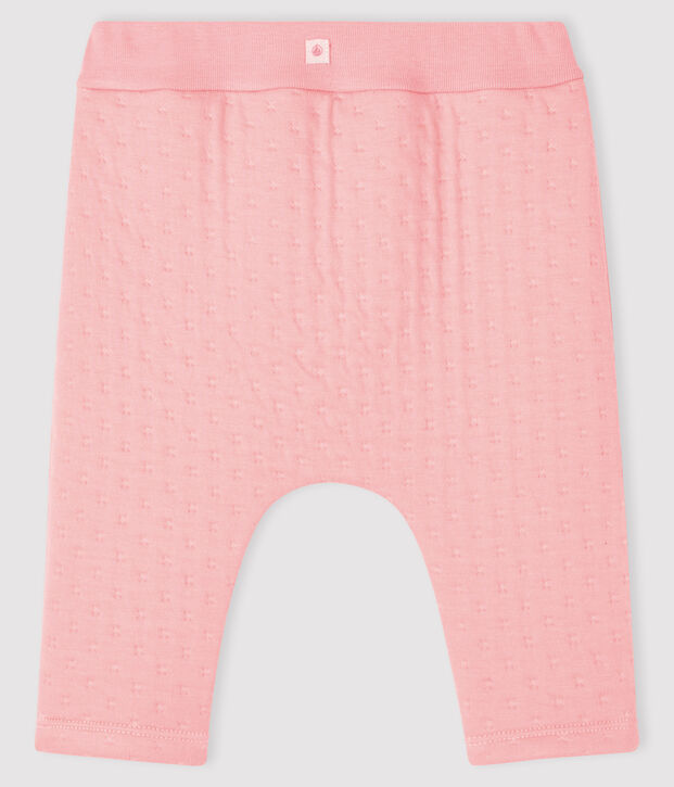 Cale&ccedil;on b&eacute;b&eacute; en tubique matelass&eacute; rose