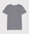 L'Iconique, gestreept katoenen T-shirt met V-hals voor dames blauw SMOKING/wit MARSHMALLOW