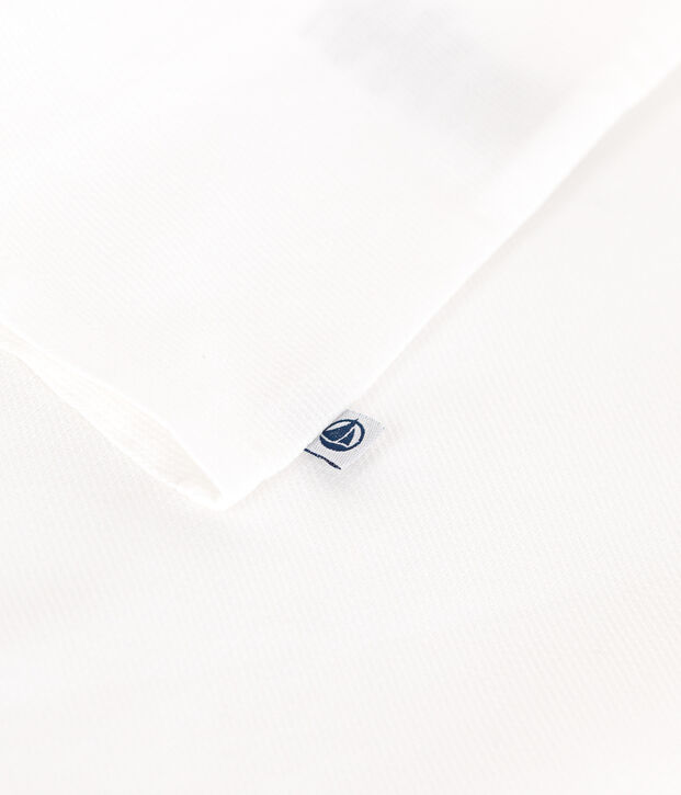 Blouse en coton piqu&eacute; b&eacute;b&eacute; blanc