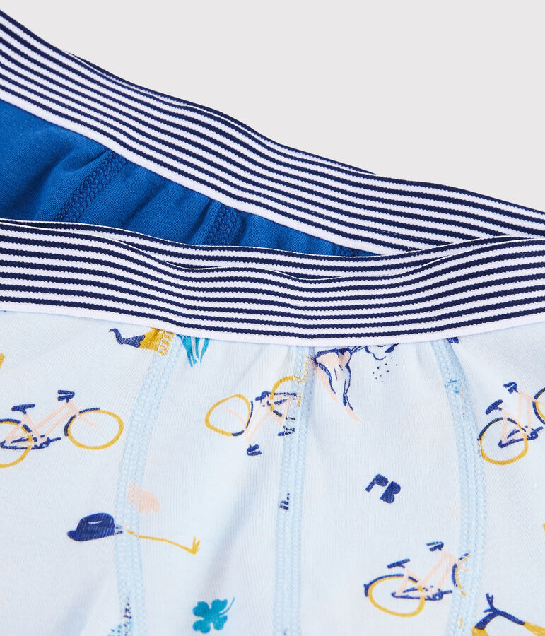 Set van 2 boxershorts voor jongens met dieren en yoga multicouleur