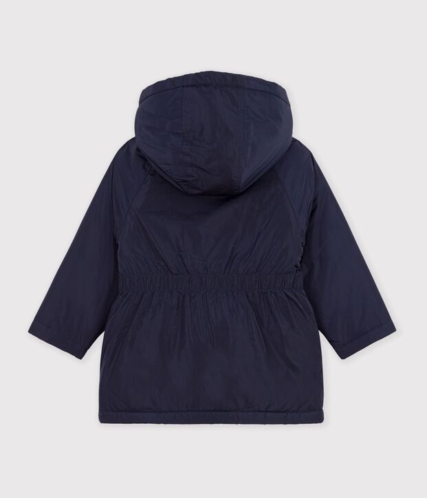 Parka enfant fille bleu marine
