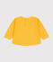 Fleece sweatshirt voor baby's geel DAISY