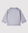 Veste cérémonie en serge craquante bébé garçon gris CONCRETE/blanc MARSHMALLOW