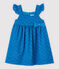 Jurk met bandjes babymeisjes blauw MYKONOS