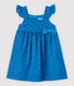 Robe à bretelles en broderie anglaise bébé fille
