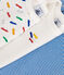 Lot de 3 bodies manches courtes skate en coton bébé variante 1