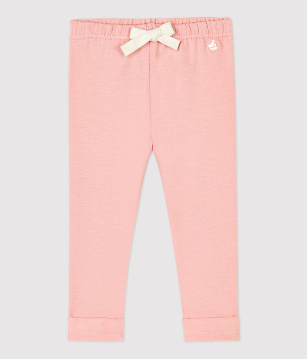 Broek van biologisch katoen baby. roze