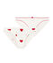 Set van 2 harten onderbroeken dames Variante 1 PACK