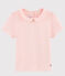 Tee-shirt manches courtes en coton enfant fille rose MINOIS