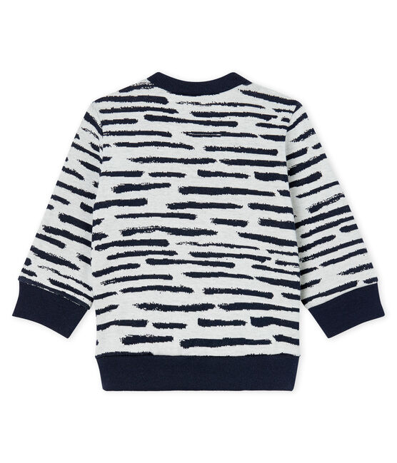 Sweatshirt bébé mixte Jean Jullien blanc MARSHMALLOW/ DASH