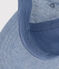 Casquette Petit Bateau Family en denim bébé bleu DENIM CLAIR