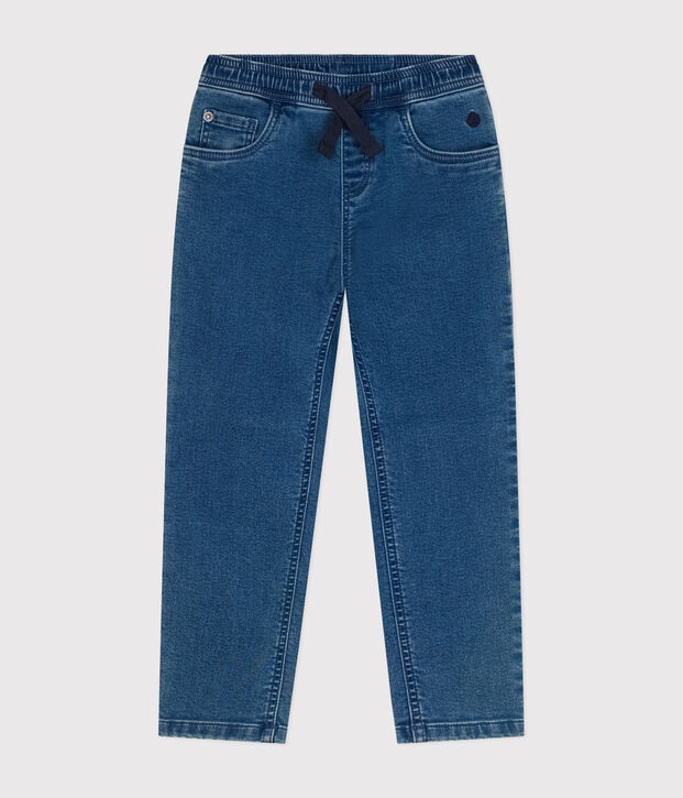 Broek in denim voor jongens, regular fit blauw