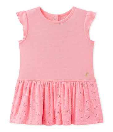 Jurk Met Vlindermouwen Voor Babymeisjes Petit Bateau