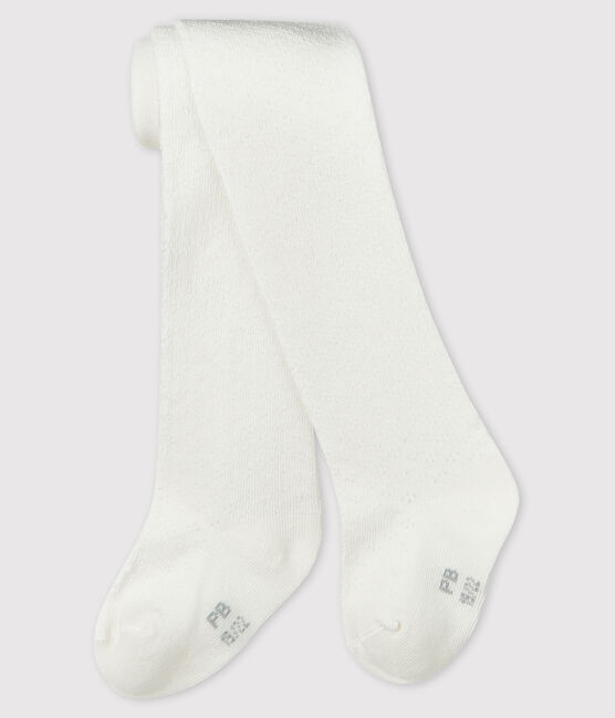 Collant Ajoure Bebe Fille Marshmallow Petit Bateau Collant Ajoure Bebe Fille Marshmallow Petit Bateau