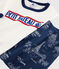 Pyjacourt toile de jouy Paris petit garçon en coton bleu MEDIEVAL/blanc MULTICO