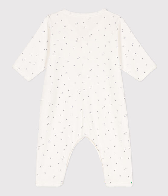 Katoenen Slaappakje met sterren wit MARSHMALLOW/grijs GRIS