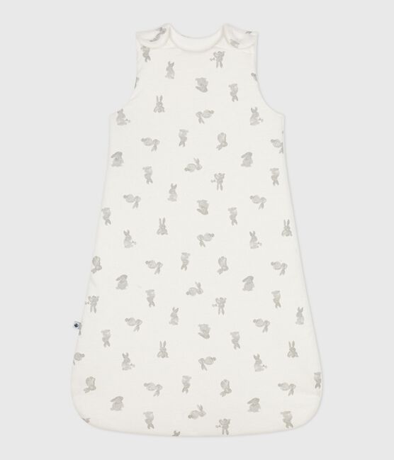 Gigoteuse bébé lapins en coton TOG 2 blanc MARSHMALLOW/gris GRIS