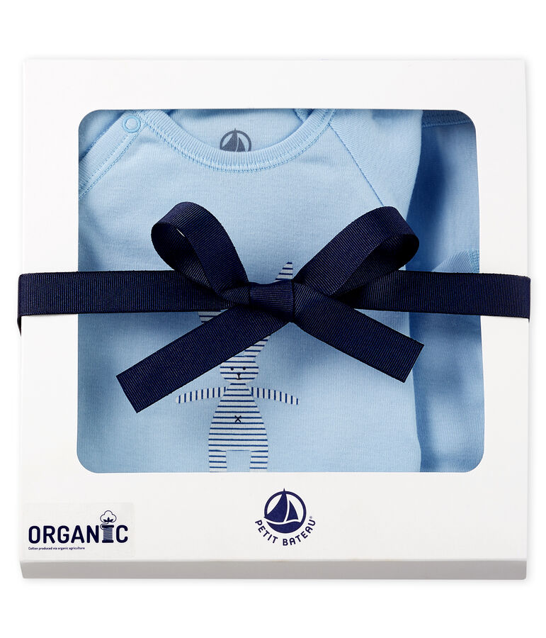 Cadeaukoffer voor pasgeborene van gebreide stof variante 2