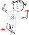 Tee shirt Serge Bloch enfant blanc ECUME