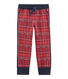 Mesh broek met Schotse ruit jongens
