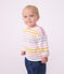 Marini&egrave;re b&eacute;b&eacute; en coton blanc/multicouleur