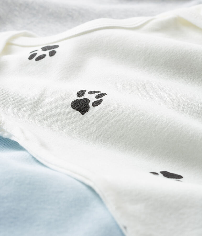 Trio de bodies manches courtes b&eacute;b&eacute; gar&ccedil;on multicouleur