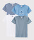 Verrassingsset met 4 T-shirts met korte mouw voor jongens