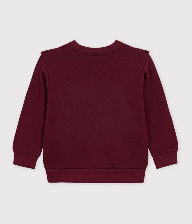 Effen katoenen sweatshirt voor kinderen TRUFFE