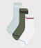 3 paires de chaussettes enfant en coton sport variante 1